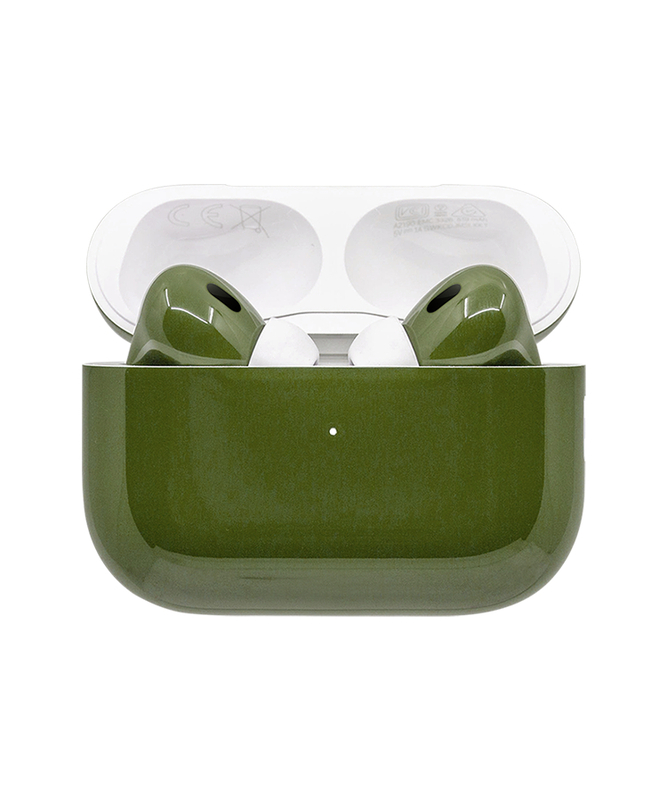Caviar Customized Apple Airpods Pro (2nd Generation) Glossy Army Green